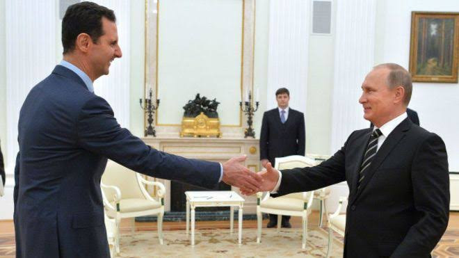 "بوتين" يوجه رسالة إلى بشار ال...