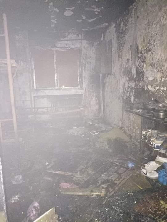 حريق في سكن الطالبات بمدينة حل...