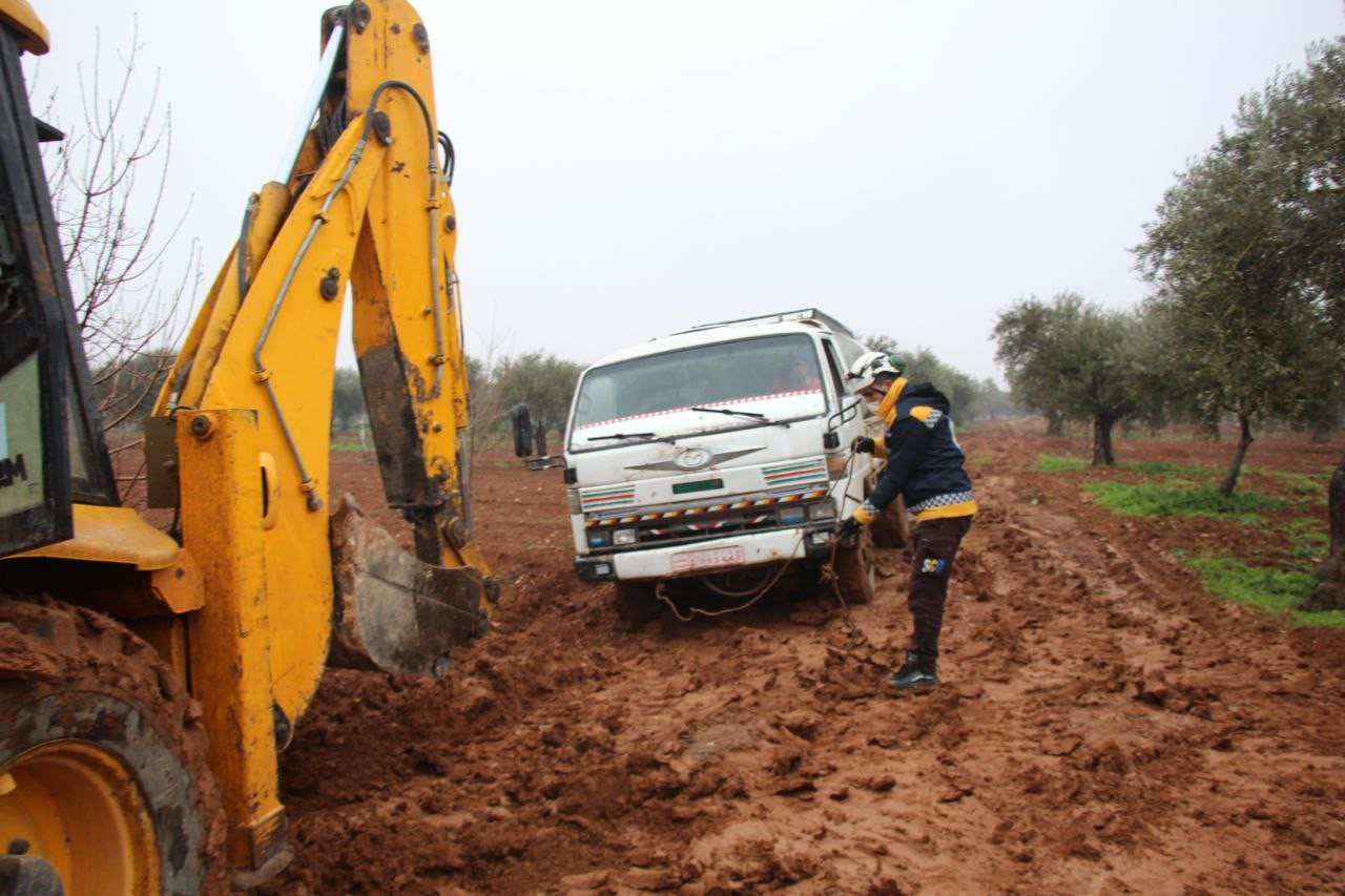 تسعة حوادث بسبب الأمطار في شما...