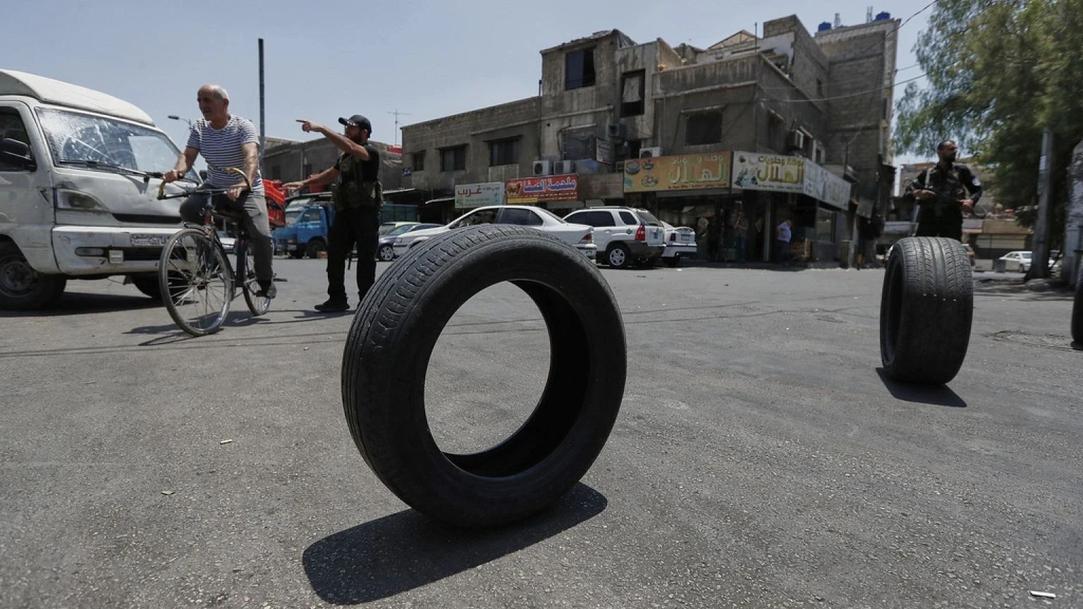 عودة الحياة الطبيعية الى منطقة...