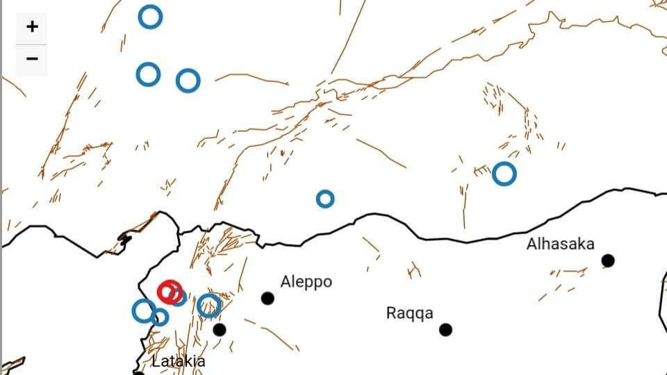 تسجيل 11 هزّة أرضية في سوريا