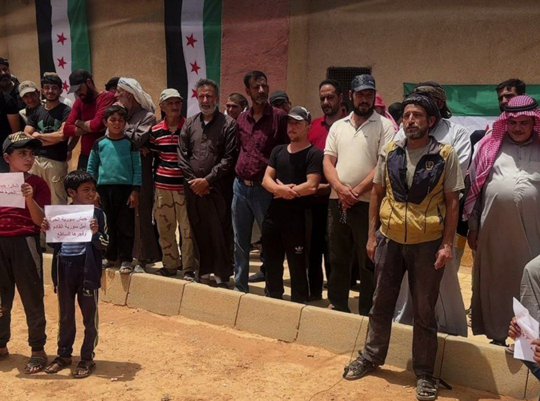 وقفة احتجاجية في مخيم الركبان...