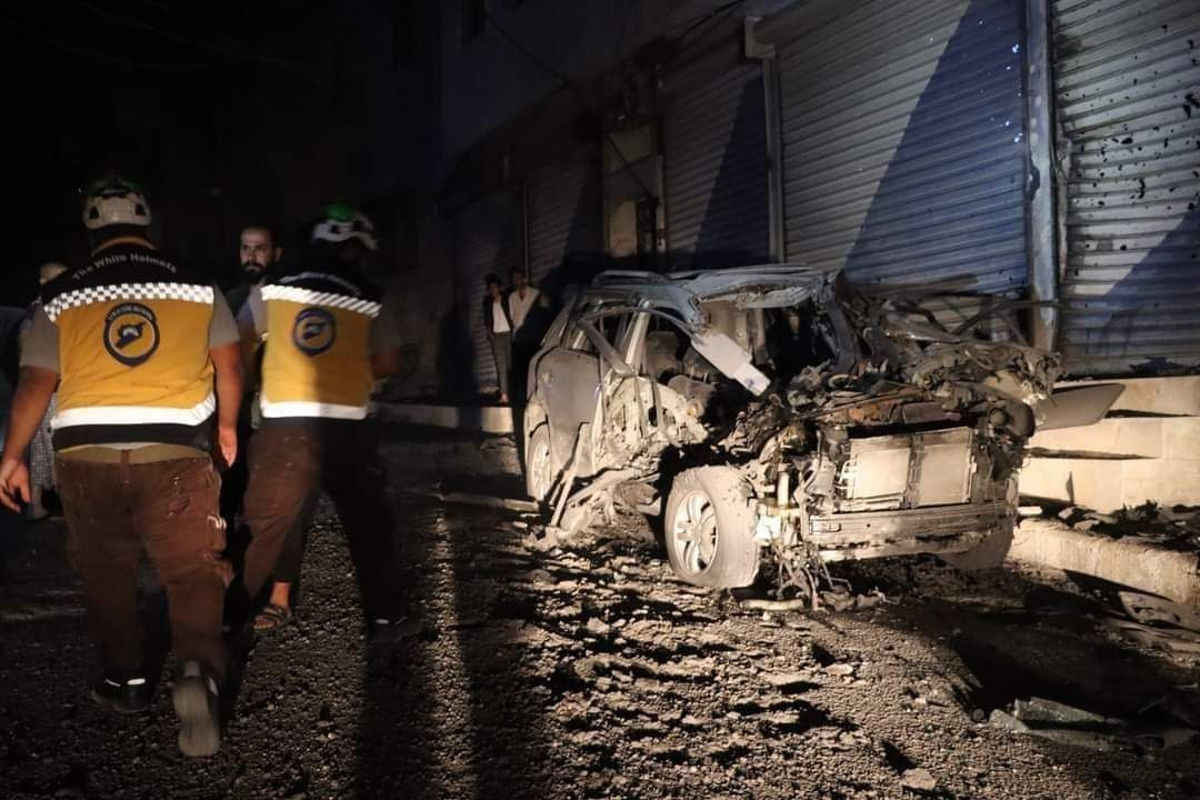 انفجار في جسر الشغور ولغم يودي...