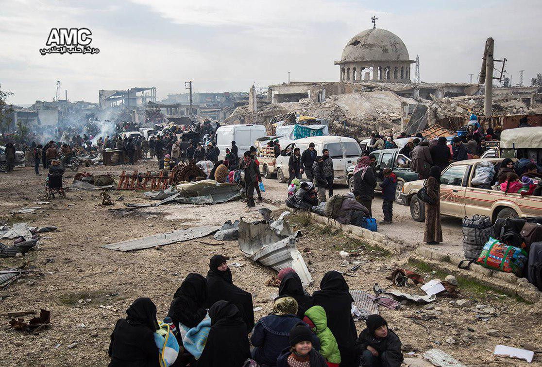 خروقات لاتفاق حلب من قبل النظا...