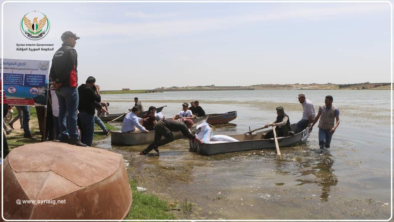 جرابلس..نفوق كميات كبيرة من ال...