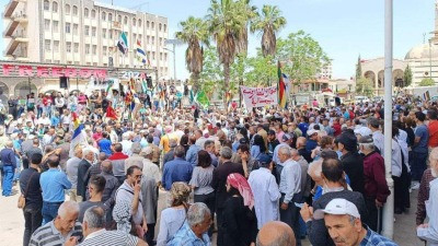 مظاهرة مركزية في السويداء تطال...