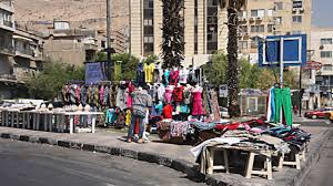 قوى الأمن تزيل البسطات في دمشق