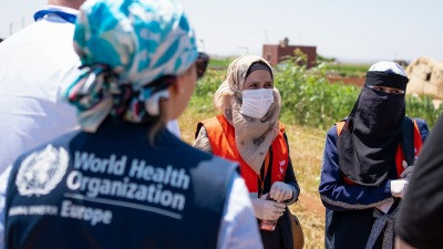 وفد من الصحة العالمية يزور إدل...