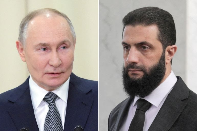 "بوتين" يهاتف "الشرع" والكرملي...