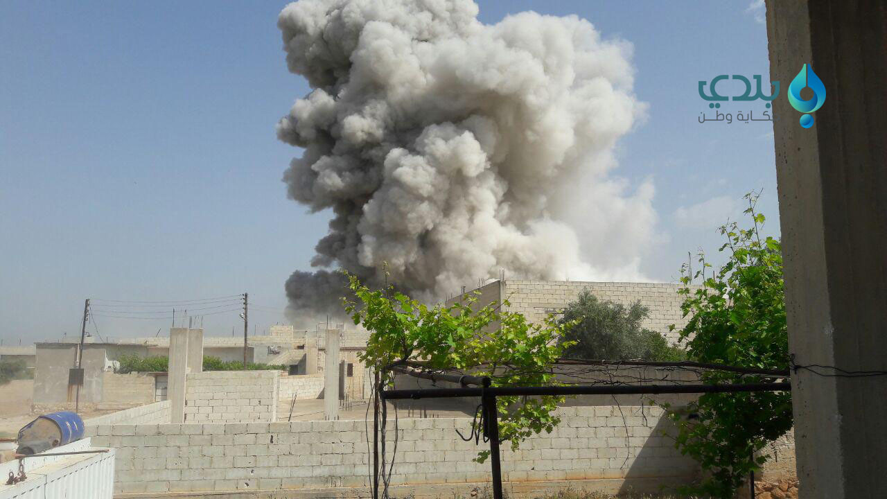 شهيدان بقصف روسي مكثف على ريف...