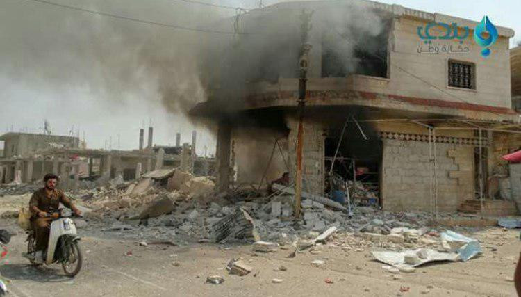 خمسة شهداء بريف حماة والطيران...