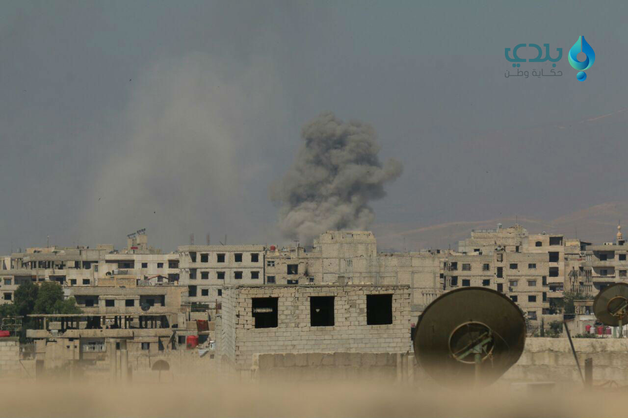 جرحى مدنيون بقصف صاروخي على ري...