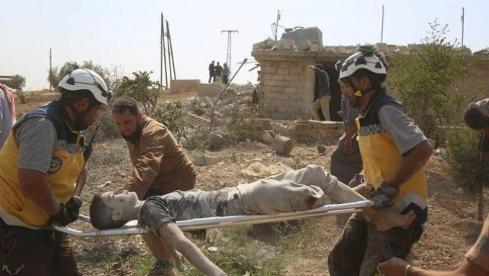 ثلاثة شهداء بقصف لطائرات النظا...