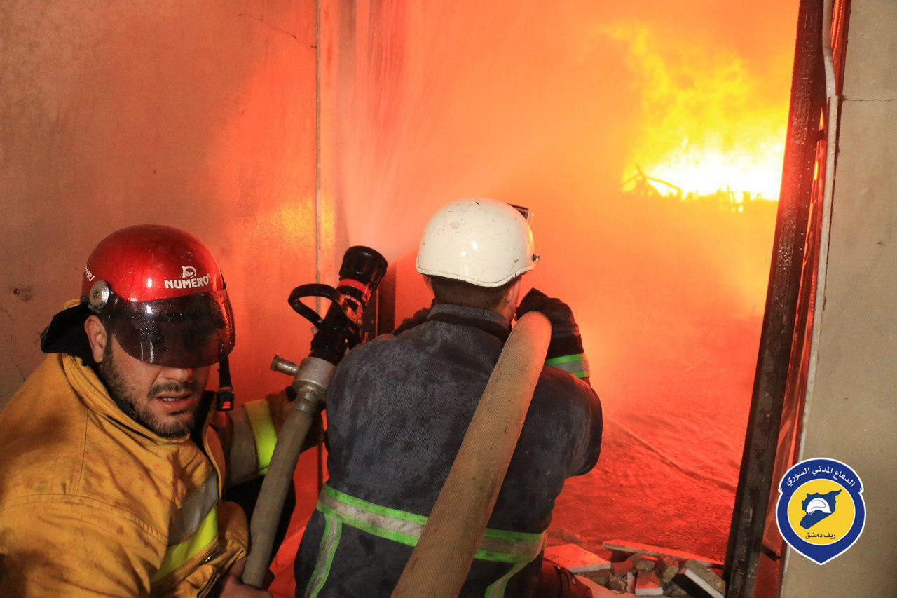 قصف جوي ومدفعي مكثف للنظام على...