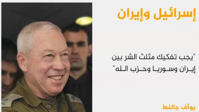 وزير إسرائيلي: يجب تفكيك "مثلث...