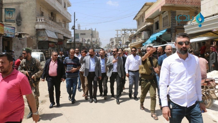 رجال أعمال سوريون وأتراك يزورو...