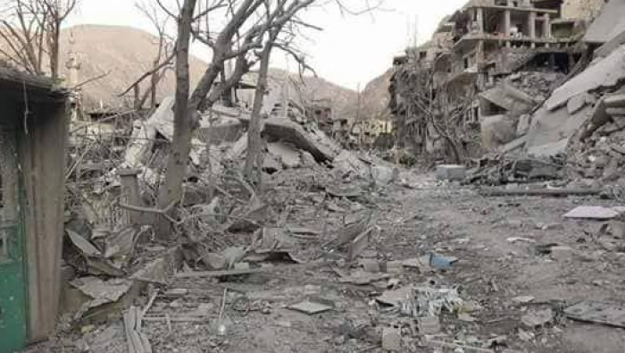 استمرار الهدم في حوض وادي بردى...