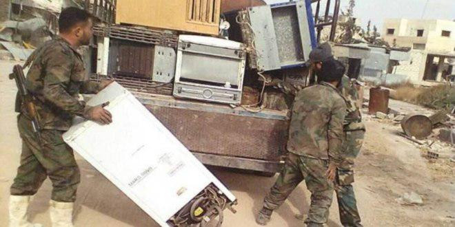 قوات النظام تواصل تعفيش "ديرال...