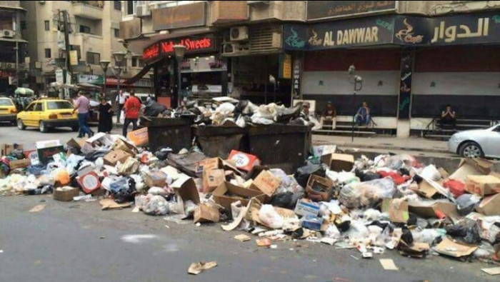 بلدية جرمانا تخشى على الحاويات...