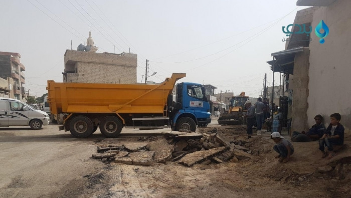 بدعم تركي.. تعبيد ورصف مدن وبل...