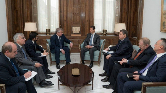 "لافرنتييف" يخبر "الأسد" بنتائ...