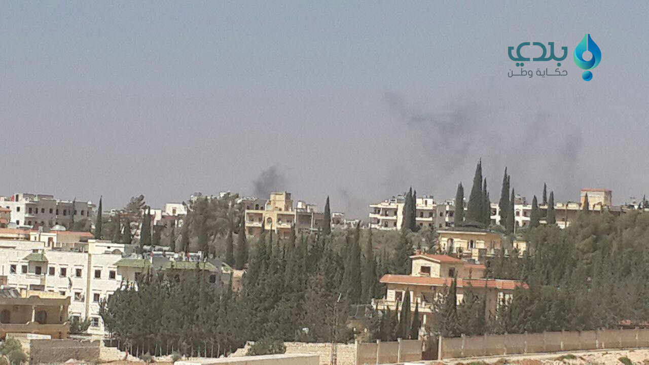 شهيدان وجرحى بقصف جوي على حلب