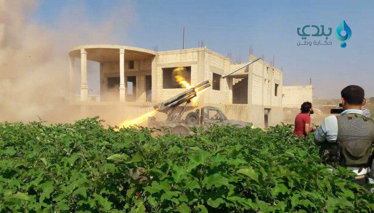 مقتل ضابط للنظام بقصف الثوار ع...