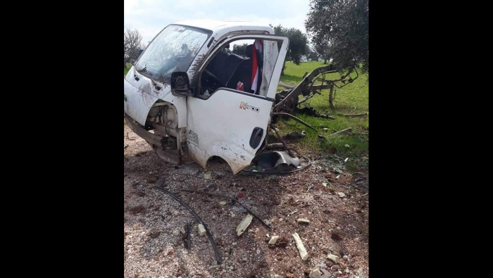 9 شهداء بانفجار لغم أرضي بريف...