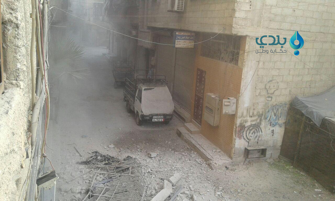 شهيد مدني وجرحى بقصف مكثف على...