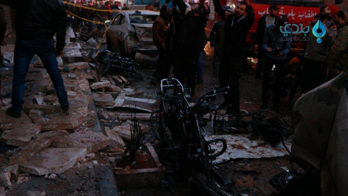 شهداء بسلسلة انفجارات بريف حلب...