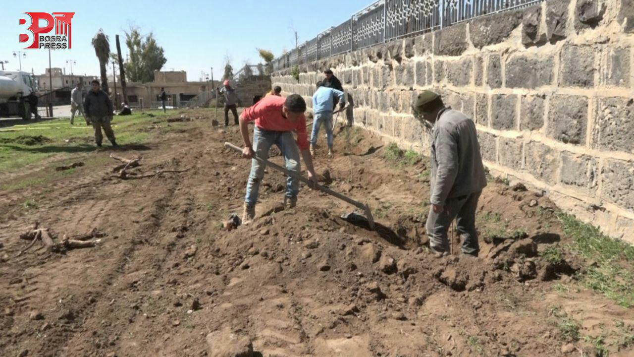 "بصرى الشام" تستعيد خضرتها وتق...