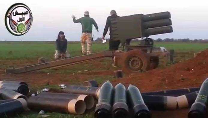 الجيش الأول بدرعا يمطر مطار ال...