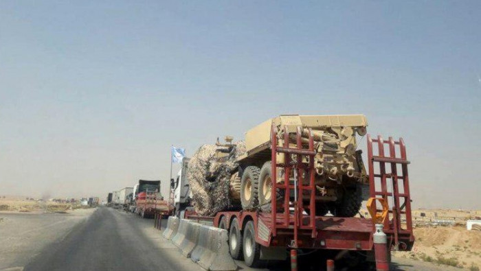 وصول مساعدات من التحالف الدولي...