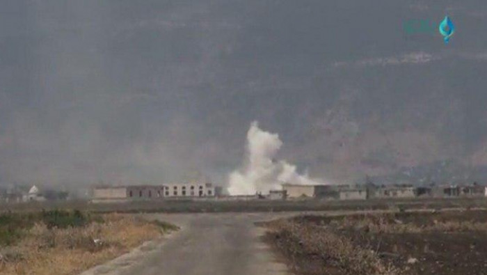 النظام يستمر بقصف ريف حماة الغ...