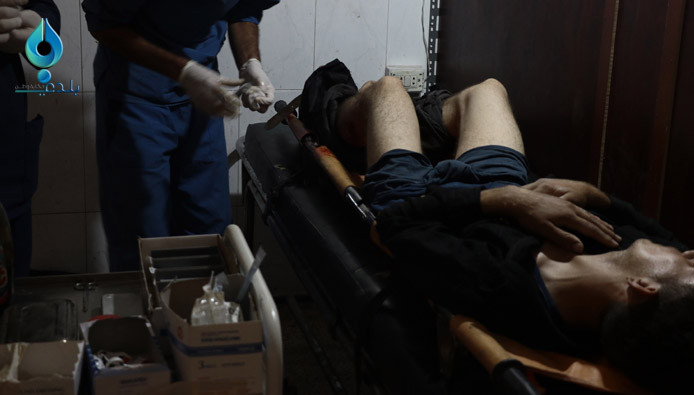 شهداء وجرحى بقصف بالقنابل العن...