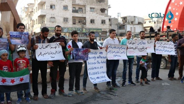 نشطاء الشمال السوري ينظمون وقف...