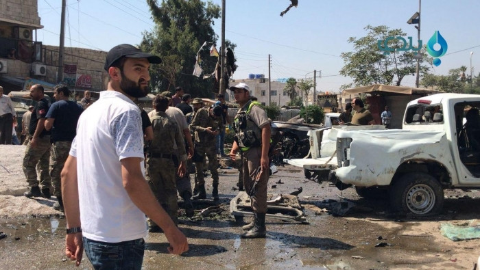 شهداء وجرحى بانفجار مفخخة بمدي...