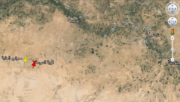 الوحدات الكردية تهاجم قرية الس...