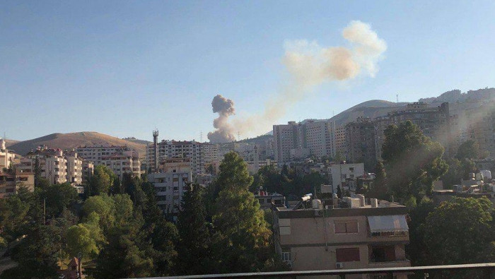 انفجار مستودع ذخيرة للنظام على...