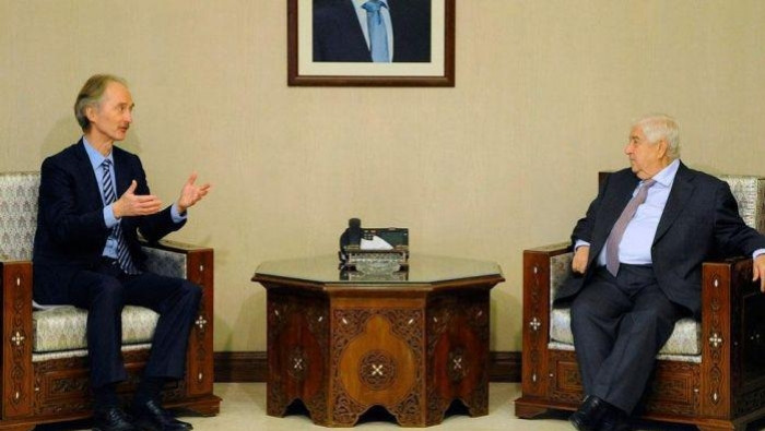 "بيدرسون" يصل دمشق ويلتقي وزير...