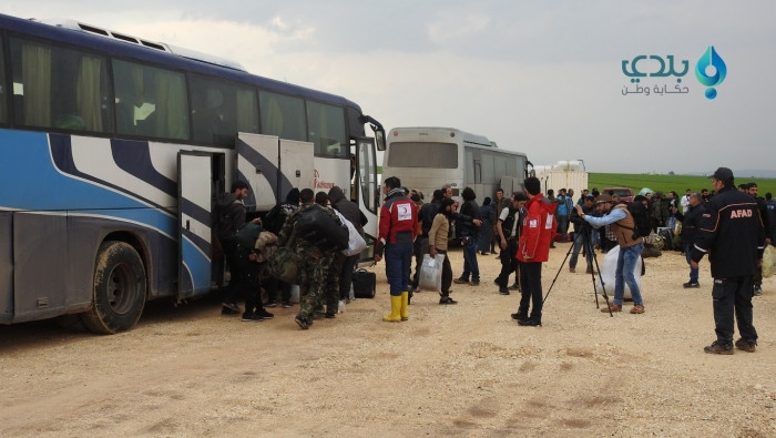 وصول 85 حافلة تُقلّ مهجّري دوم...