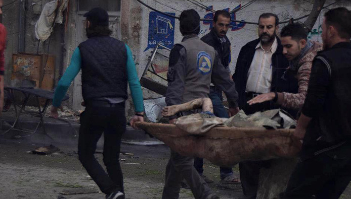 جرحى بقصف صاروخي مكثف على ريف...