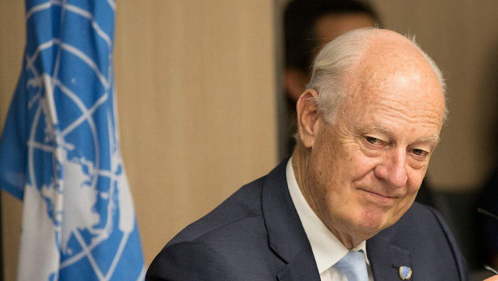 دي ميستورا في دمشق لإقناع النظ...