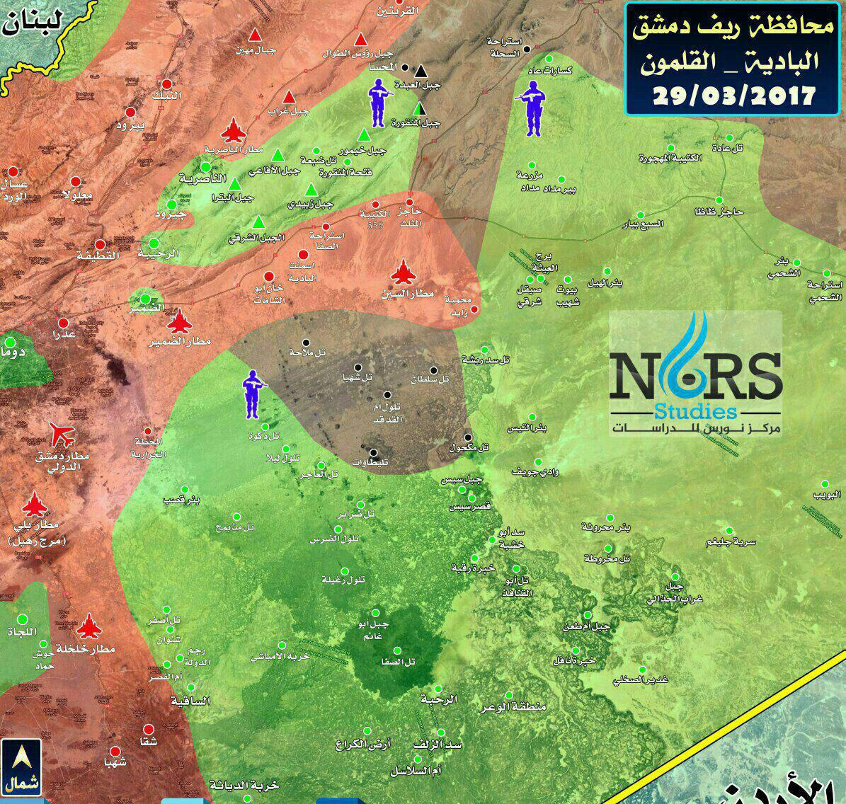 الثوار يخلون ريف دمشق بالكامل...