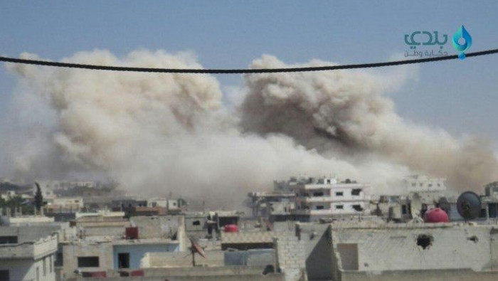 ضحايا مدنيون بقصف جوي روسي على...