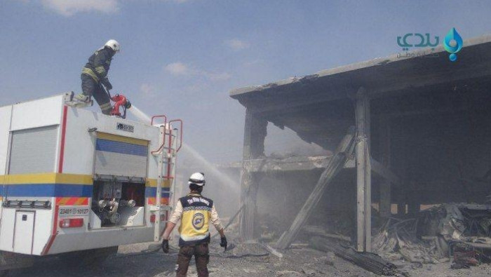 طائرات روسيا تقتل مدنياً بريف...