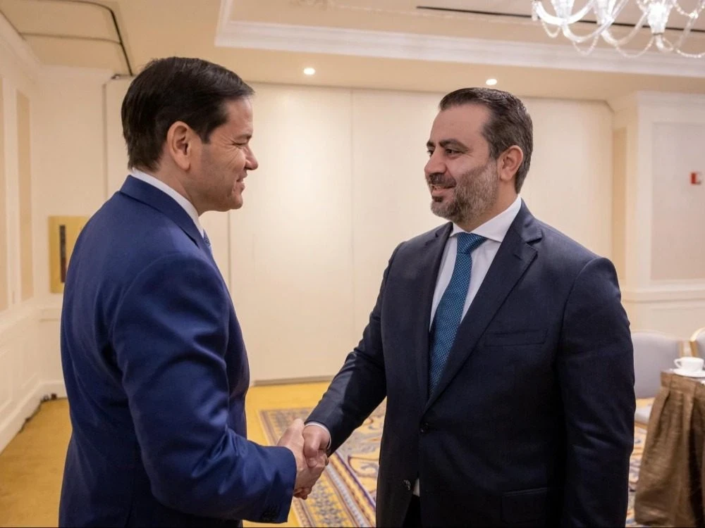 الشيباني يبحث مع روبيو رفع الع...