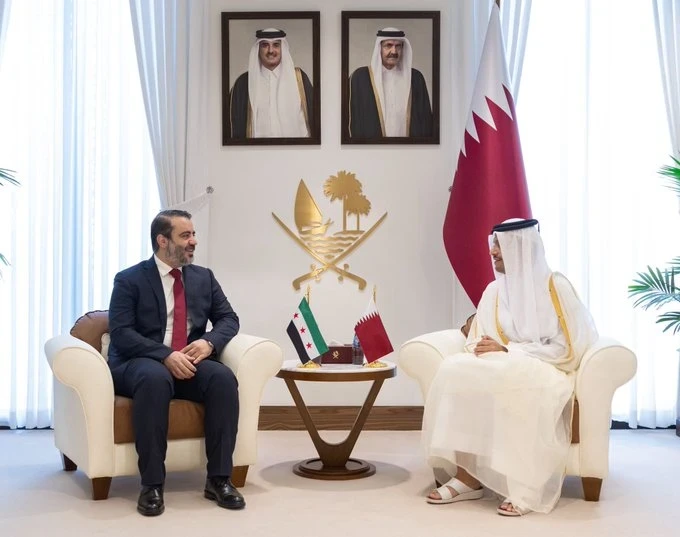 سوريا وقطر تبحثان تعزيز التعاو...