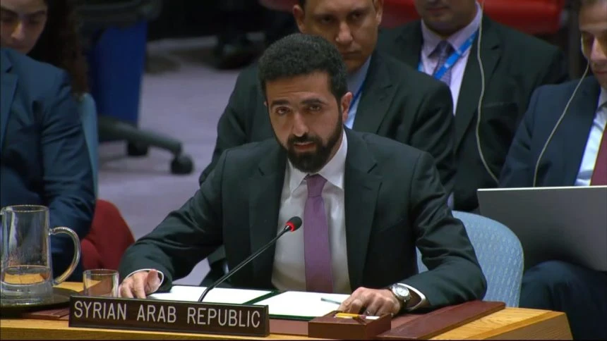 مندوب سوريا لدى الأمم المتحدة...