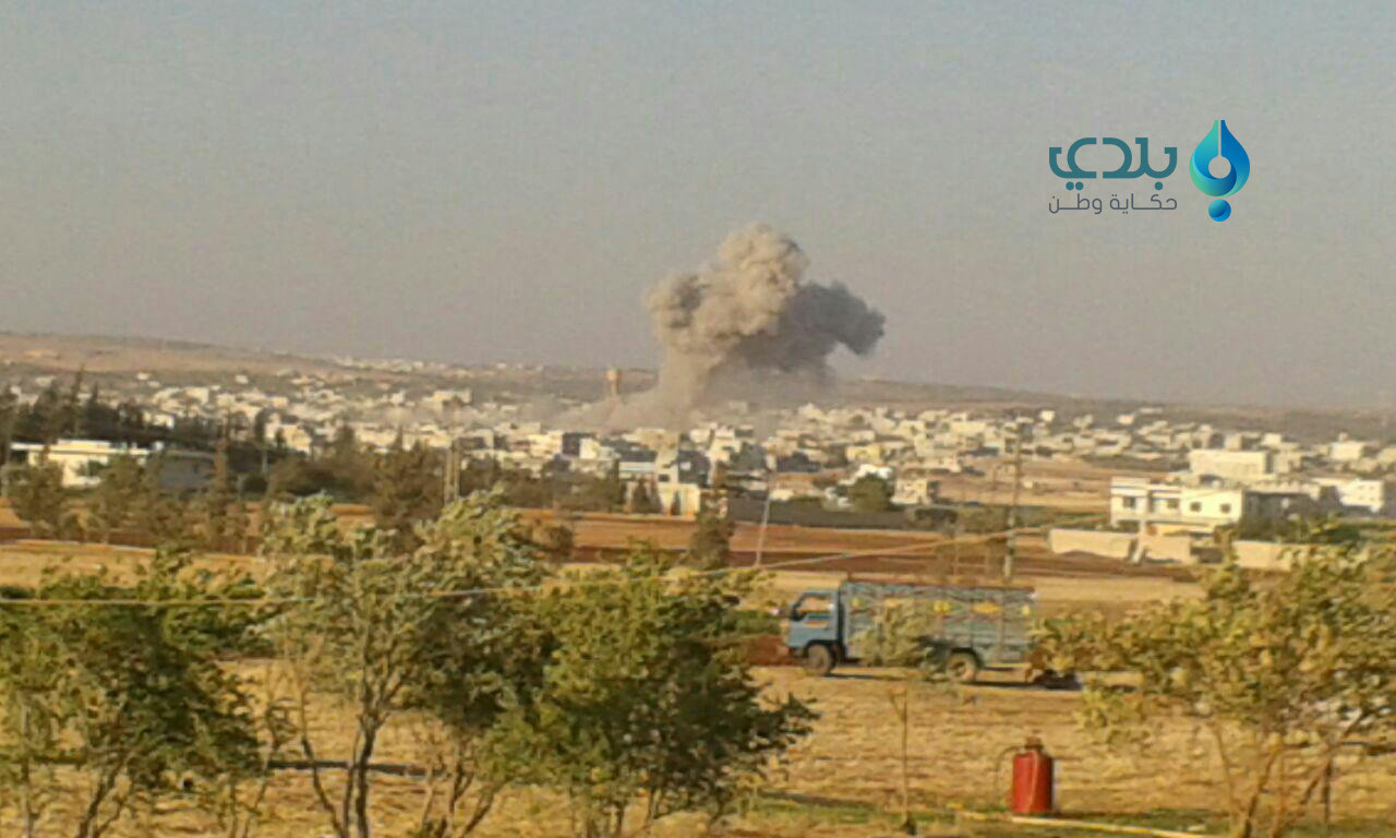 خمسة شهداء بغارات جوية على حلب